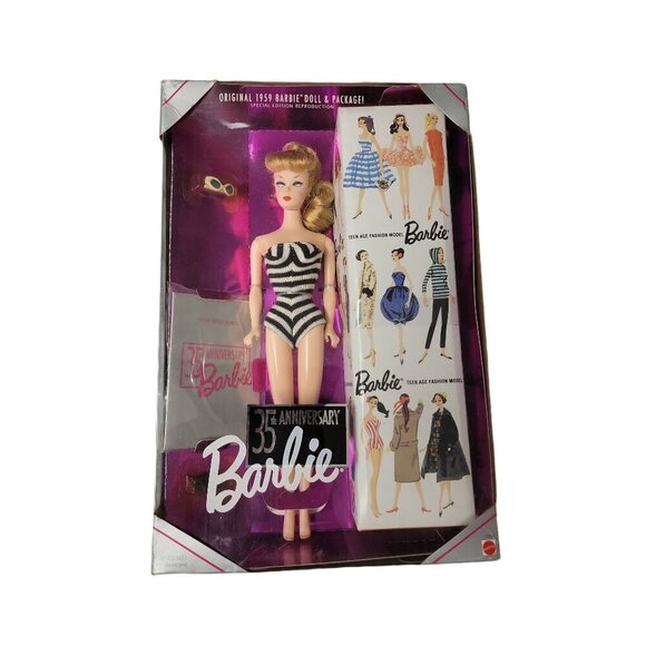 Barbie Other - Original 1959 Blonde Barbie Doll 35th Anniversary Special Edition REPRODUCTION